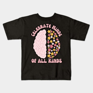 Celebrate Minds of all Kinds Kids T-Shirt